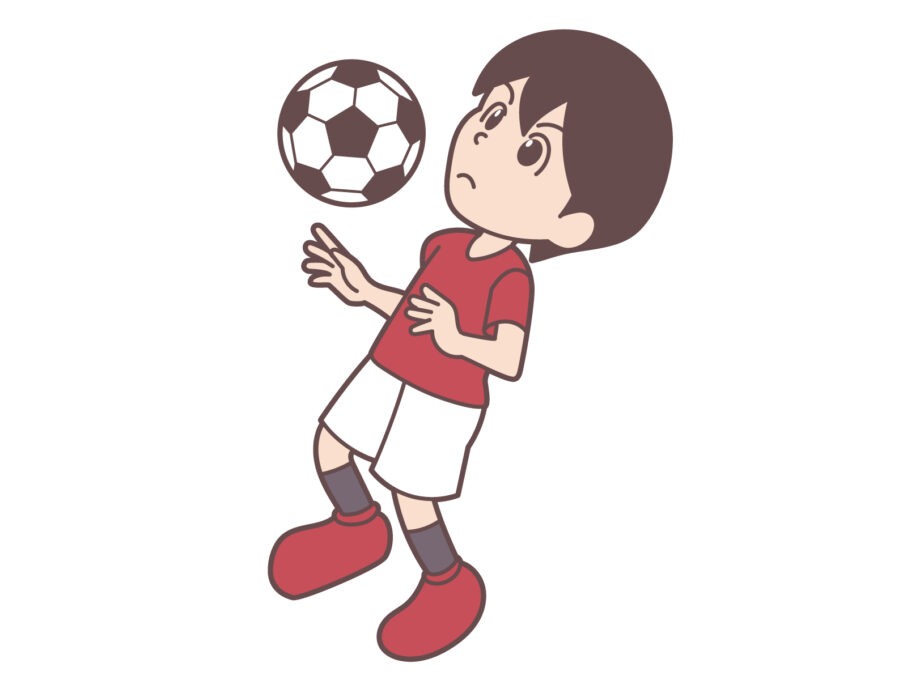 サッカーを始めた息子